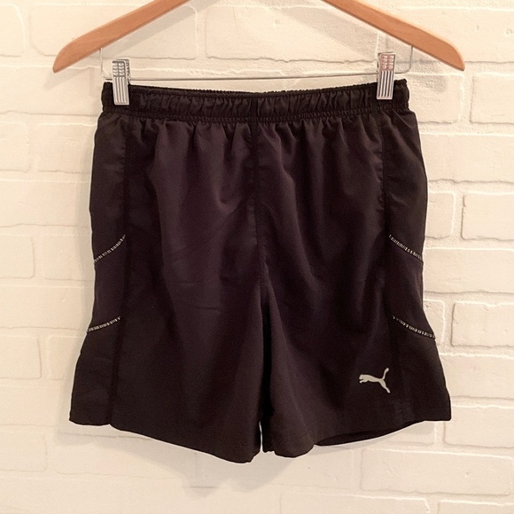 Puma Men Basket Shorts Cool Cell Black White Size S - Picture 1 of 8